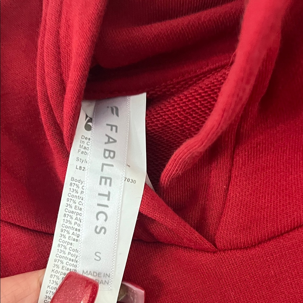 Fabletics Red Pullover - Picture 2 of 3